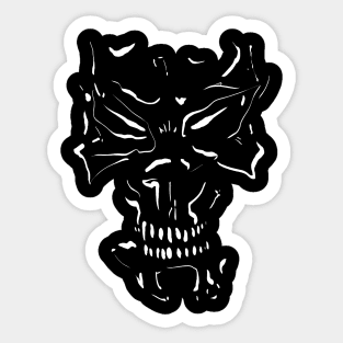 Skull- horror Sticker